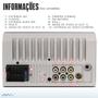 Imagem de Kit Central Multimídia Universal Mp5 2 Din Bt Espelha Hb20
