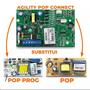 Imagem de Kit Central Placa PPA Agility POP com 2 Controles Tok configuarados para Portão Automático