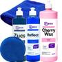 Imagem de Kit Cera 4 Em 1 Limpadora Cherry Wax 1l Zacs Zucs Reflect 500ml