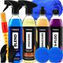 Imagem de Kit  Cera Liquida Blend Spray Vonixx limpador Higicouro Shampoo Neutro V-Floc Hidratante Hidracouro: