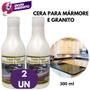 Imagem de Kit Cera Para Mármore E Granito Bancada Pia Com Carnaúba 300ml Proteção E Brilho