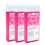 Imagem de Kit Cera Refil Roll On Depilflax Rosa 100g 3UN