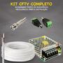 Imagem de Kit Cftv 10 Câmeras Segurança Infravermelho 20 Metros Dvr Multi Hd 16ch Acesso Remoto C/HD 500GB