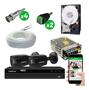 Imagem de Kit Cftv 2 Cameras de Segurança Vhd1220b Black Hd 720p Dvr Mhdx c/hd