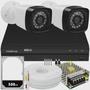 Imagem de Kit Cftv 2 Câmeras Segurança Full Hd 1080p 2mp Dvr Intelbras