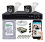 Imagem de Kit Cftv 2 Câmeras Segurança Hd 720p 1 Mp Dvr C/ App Xmeye