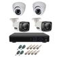 Imagem de Kit Cftv 4 Camera Segurança Hd 720p Dvr Full hd 4ch