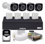 Imagem de Kit Cftv 4 Cameras 2mp 1080p Full Hd Dvr 1004 Intelbras 4ch