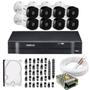 Imagem de Kit Cftv 8 Câmeras Multi Hd 720p 1 MP Dvr Intelbras Mhdx 1108