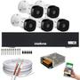 Imagem de Kit CFTV Intelbras Full HD 5 Câmeras VHD 1220B DVR MHDX 3008-C