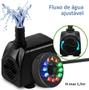 Imagem de Kit Chafariz Efeito Chuva Bomba Submersa Led Para Fontes Lagos Cascatas
