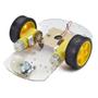 Imagem de Kit Chassi 2 Rodas Robotica Robo Projeto Arduino