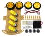 Imagem de Kit Chassi Duplo 4wd Carro Robô Brinquedo Compatível Arduino Robótica