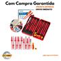 Imagem de Kit Chave de Fenda Isolada com Imã 14 em 1  Certificado NR10 com Estojo Compacto e Testador