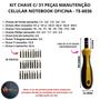 Imagem de Kit chaves c/31 peças manuteçao celular notebook oficina te-6036