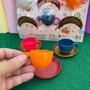 Imagem de Kit Chazinho xicara e pires kit de chá cozinha infantil brinquedo faz de conta brinquedo infantil
