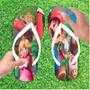 Imagem de Kit Chinelo e Caneca de Porcelana Super Mario fundo roxo e azul