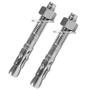 Imagem de Kit Chumbador Pba com Parafuso Goma 3/8 x 3.1/2 com 2 Peças