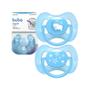 Imagem de Kit chupeta Comfort Buba 0 6meses Bico Simetrico Azul Urso Estrela 12657