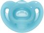 Imagem de Kit Chupeta Silicone Ortodôntico NUK Baby Care - Sensitive Soft Azul e Verde 6 Meses 2 Unidades