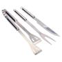 Imagem de Kit Churraco Estojo com 3 Utensílios em Inox + Bolsa de Viagem