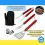 Imagem de Kit Churrasco 8 Pc Inox C/ Estojo Churrasqueiro Profissional