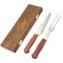 Imagem de Kit Churrasco Arkhip Baby Grill 6'' Cabo Madeira Caixa