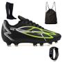 Imagem de Kit Chuteira Futebol Campo Gramado Natural + Mochila + Meião e Relogio Adulto