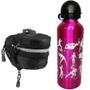 Imagem de Kit Ciclista  Garrafa 500ml Squeeze Esporte + Bag Poliéster Selim