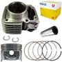 Imagem de Kit Cilindro Motor Cg 125 Fan Titan 2009 a 2015 Nxr Bros 125 Metal Leve