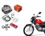 Imagem de Kit Cilindro Motor Kmp Premium + Biela Txk + Juntas Kit A Cg 160 Titan Fan Start Cargo Nxr Bros