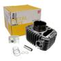 Imagem de Kit Cilindro Motor Pistão Anel Biz 125 Injeção 2009 2010 2011 2012 2013 Flex Metal Leve