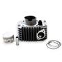 Imagem de Kit Cilindro Motor Pistão Anel Biz 125 Injeção 2009 2010 2011 2012 2013 Flex Metal Leve