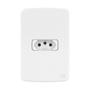 Imagem de Kit CJ 1 Tomada 2P+T 20A 250V Placa 4X2 Branco Compose Weg