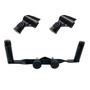 Imagem de Kit Clamp Duplo Microfonar Corda ou Percussão + 2 Cachimbos