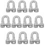 Imagem de Kit Clips Grampo Para Cabo de Aço 5/8" 1,0007 (Com 10 unidades) - Nord