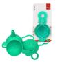 Imagem de Kit Coador/Funil Verde Plastico Com 3 Pcs