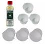 Imagem de Kit Coalho Estrela 200ml Queijo + 3 Formas 500g + 3 Formas 1kg