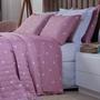 Imagem de Kit Cobre Leito Cama Casal Queen 3 Peças Algodão 160 Fios Estampados