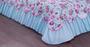 Imagem de Kit Cobre Leito Casal Queen Size 6 pçs Colcha Estampado com Babado Belize