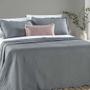 Imagem de Kit Cobre Leito Colcha Clean Casal Dupla Face - Cinza
