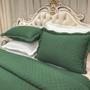 Imagem de Kit Cobre Leito Colcha Perone Queen Dupla Face Toque Pluma