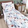Imagem de Kit Cobre Leito Colcha Solteiro Infantil Fantasy Dupla Face