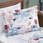 Imagem de Kit Cobre Leito Colcha Solteiro Infantil Fantasy Dupla Face