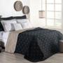 Imagem de Kit Cobre Leito Dupla Face Casal King Size Bordado Hipercal 400 Fios Completo Matelado