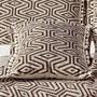 Imagem de Kit Cobre Leito Maison Queen 200 Fios Jacquard Bege Chevron