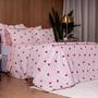 Imagem de Kit Cobre Leito Matelado Colcha Queen 3 Peças Algodão Misto