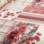 Imagem de Kit Cobre Leito Queen Piquet Arezzo 03 Peças - Patchwork Vermelho 