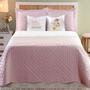 Imagem de Kit Cobre Leito Queen Size 07 Peças Colcha Dupla Face com Almofadas Luxuria