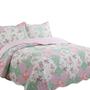 Imagem de Kit Cobre Leito Queen Size Colcha de Cama Dupla Face 3 Pçs Malta 07
